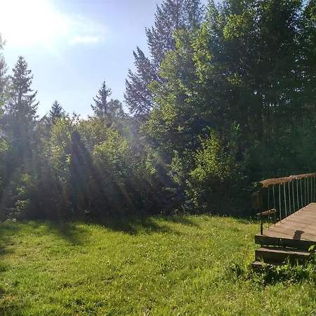 Malebná Chata V Lese
